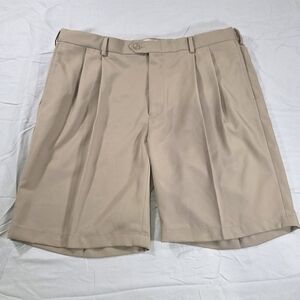 Jos. A. Bank Beige Pleat Front Traveler Shorts
